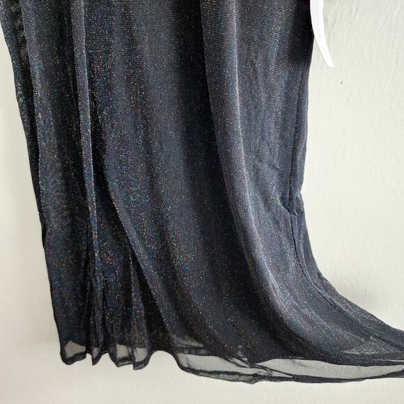 NEW Modcloth Promised You Heaven Mesh Sparkle V-Neck Midi Dress - Picture 7 of 10